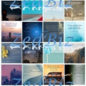 Business Social Media Quote Graphic Package 02
