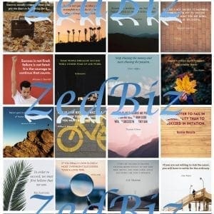 Business Social Media Quote Graphic Package 04
