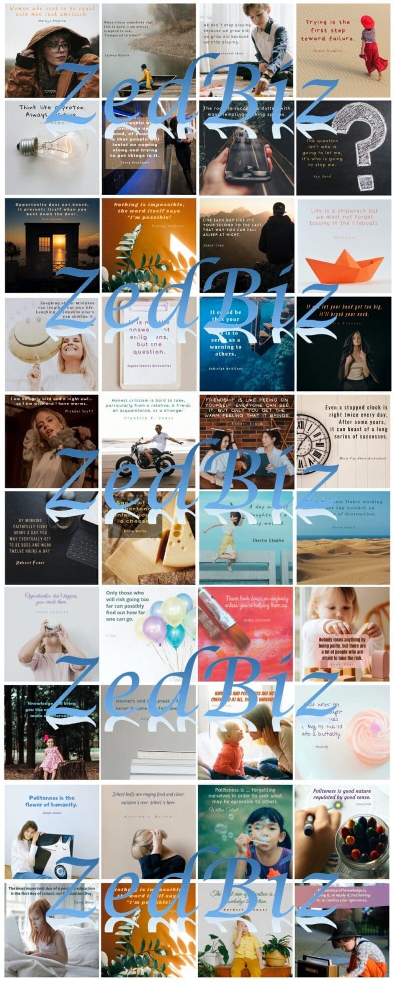 Fun and Inspiring Social Media Quote Graphic Package 02
