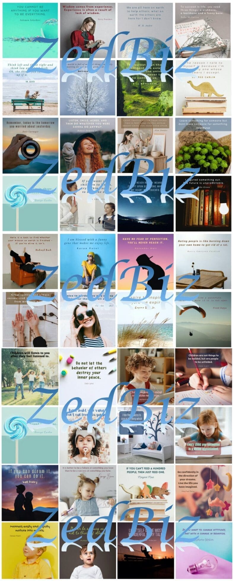 Fun and Inspiring Social Media Quote Graphic Package 04