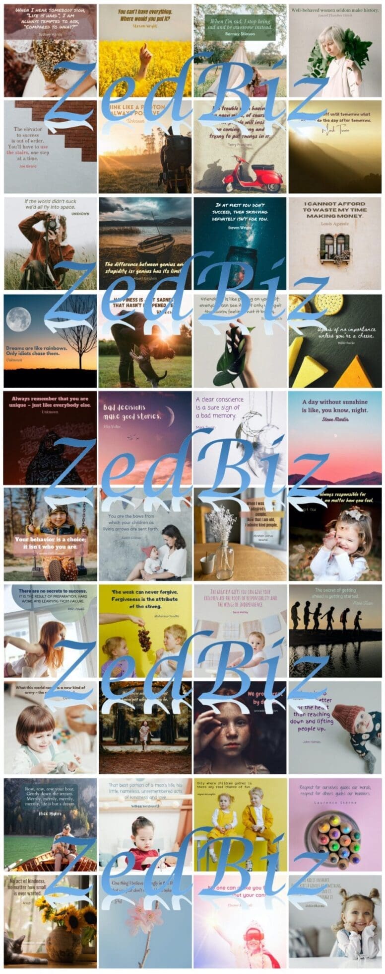 Fun and Inspiring Social Media Quote Graphic Package 07