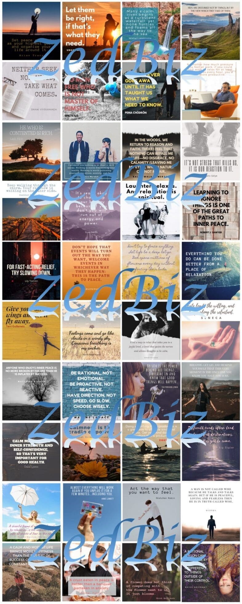 Well Being Social Media Quote Graphic Package 01